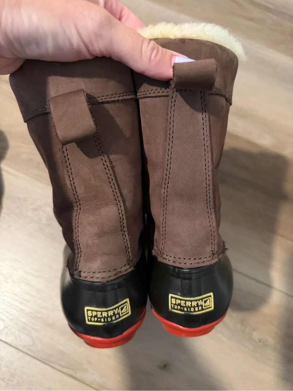Sperry winter duck boots women’s size 8